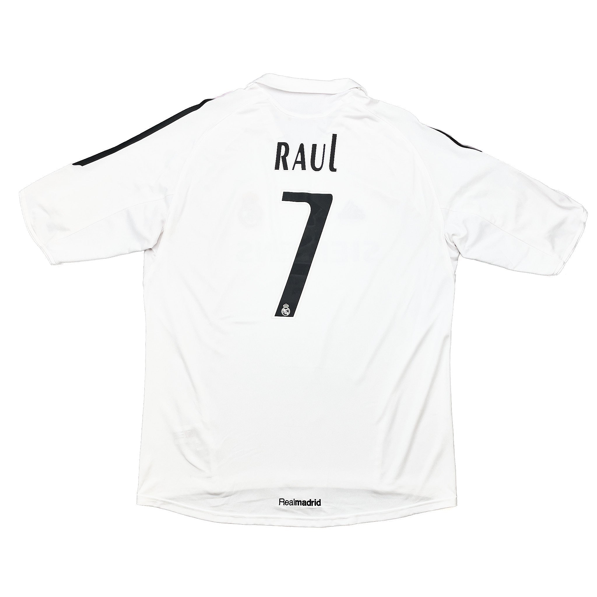 Buy 2005/06 Real Madrid Raul 7 Home Shirt (L) Adidas ~ Free worldwide shipping ~ Authentic Vintage Football Shirts from Cult Kits