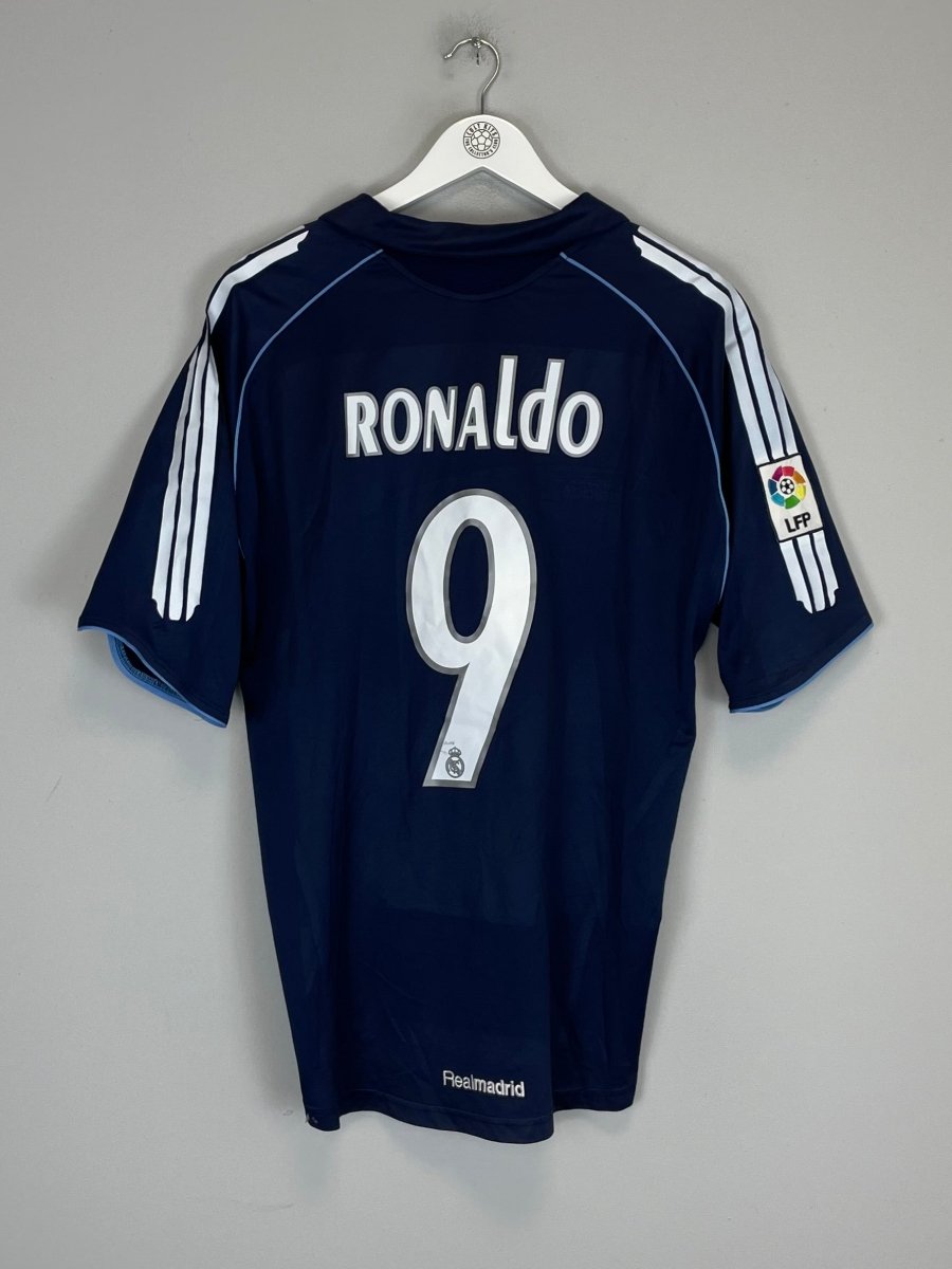 2005/06 REAL MADRID RONALDO 9 AWAY SHIRT (L) ADIDAS - Cult Kits - Large - Buy Vintage Football Shirts, Authentic Retro Football Shirts For Sale, Classic Football Shirts & Soccer Jersey