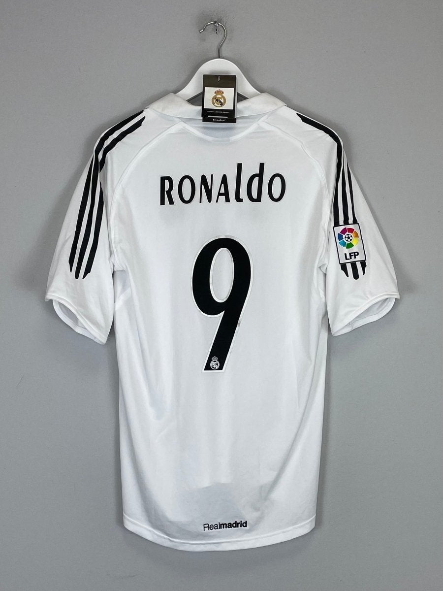 2005/06 REAL MADRID RONALDO 9 *BNWT* HOME SHIRT (M) ADIDAS - Cult Kits - Medium - Buy Vintage Football Shirts, Authentic Retro Football Shirts For Sale, Classic Football Shirts & Soccer Jersey