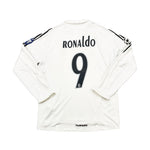 Buy 2005/06 REAL MADRID RONALDO 9 C/L HOME SHIRT (L) ADIDAS ~ Free worldwide shipping available ~ Authentic Vintage Football Shirts from Cult Kits