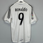 Shop 2005/06 REAL MADRID RONALDO #9 HOME SHIRT (S) ADIDAS, classic football shirts, vintage football shirts & retro soccer jerseys at Cult Kits