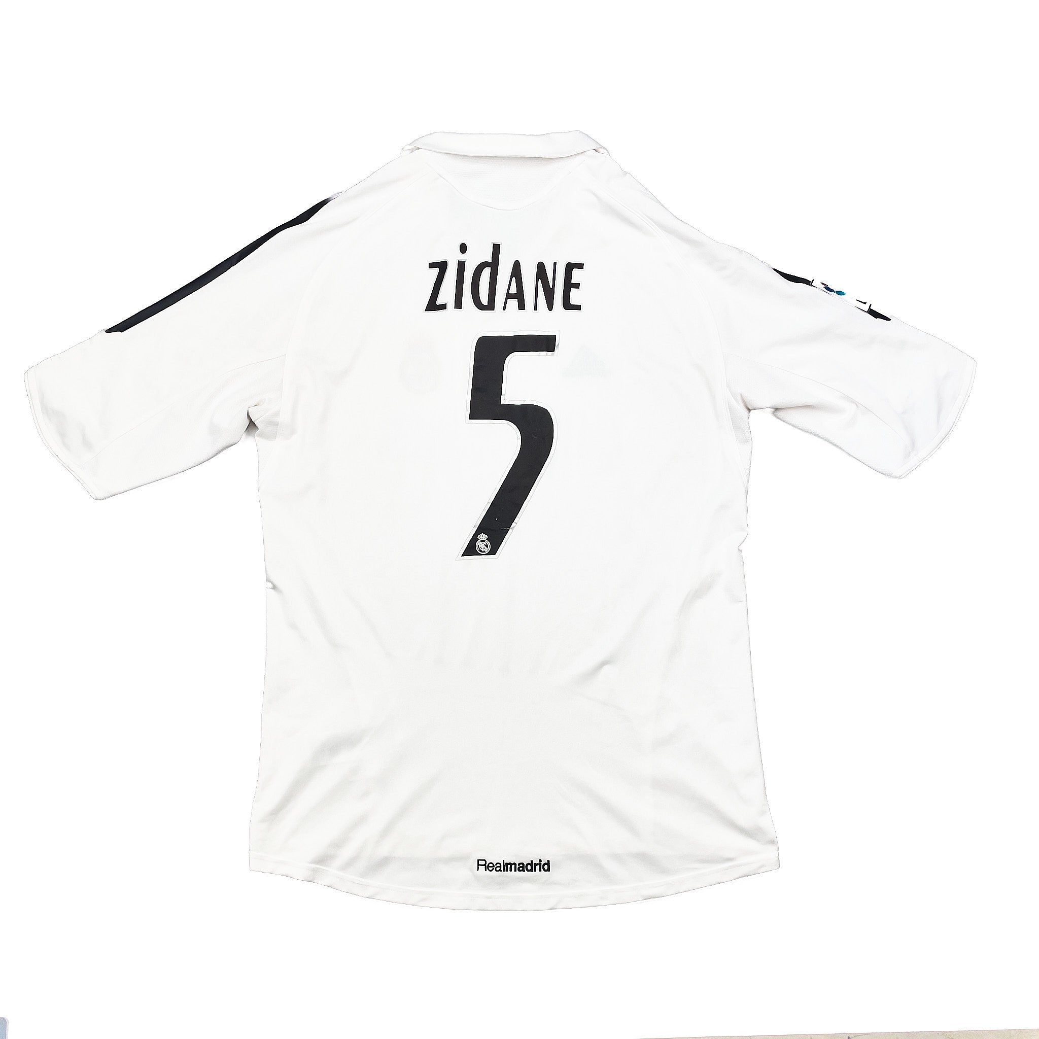 Buy 2005/06 REAL MADRID ZIDANE 5 HOME SHIRT (L) ADIDAS ~ Free worldwide shipping available ~ Authentic Vintage Football Shirts from Cult Kits