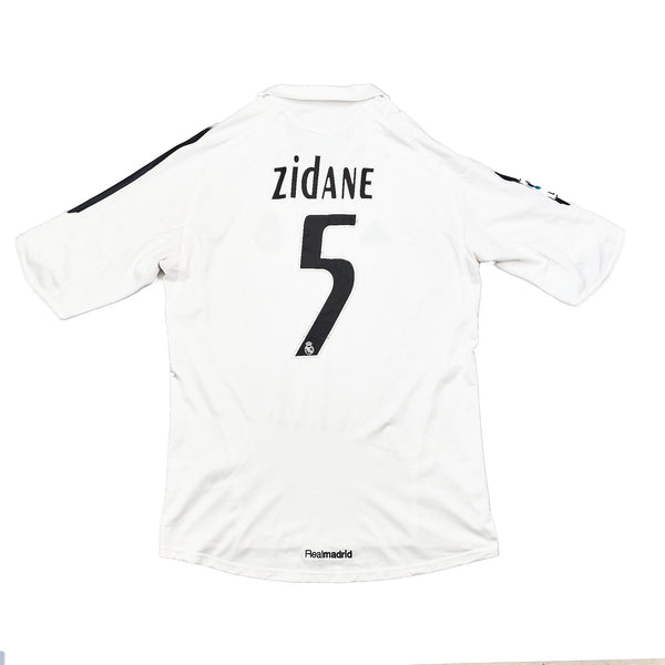 2005/06 REAL MADRID ZIDANE #5 HOME SHIRT (L) ADIDAS – Cult Kits