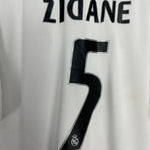 Shop 2005/06 REAL MADRID ZIDANE #5 HOME SHIRT (L) ADIDAS, classic football shirts, vintage football shirts & retro soccer jerseys at Cult Kits