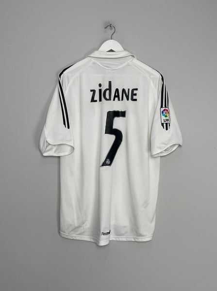 2005/06 REAL MADRID ZIDANE #5 HOME SHIRT (L) ADIDAS – Cult Kits