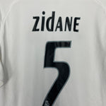 Shop 2005/06 REAL MADRID ZIDANE #5 HOME SHIRT (M) ADIDAS, classic football shirts, vintage football shirts & retro soccer jerseys at Cult Kits