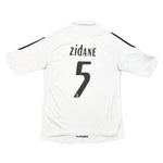Buy 2005/06 Real Madrid Zidane 5 Home Shirt (M) Adidas ~ Free worldwide shipping ~ Authentic Vintage Football Shirts from Cult Kits