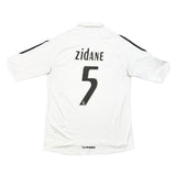 Buy 2005/06 Real Madrid Zidane 5 Home Shirt (M) Adidas ~ Free worldwide shipping ~ Authentic Vintage Football Shirts from Cult Kits