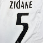 Buy 2005/06 Real Madrid Zidane 5 Home Shirt (M) Adidas ~ Free worldwide shipping ~ Authentic Vintage Football Shirts from Cult Kits
