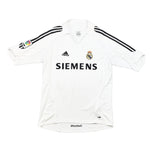 Buy 2005/06 Real Madrid Zidane 5 Home Shirt (M) Adidas ~ Free worldwide shipping ~ Authentic Vintage Football Shirts from Cult Kits
