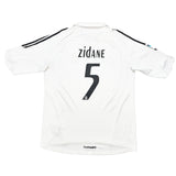 Buy 2005/06 Real Madrid Zidane 5 Home Shirt (XL) Adidas ~ Free worldwide shipping ~ Authentic Vintage Football Shirts from Cult Kits