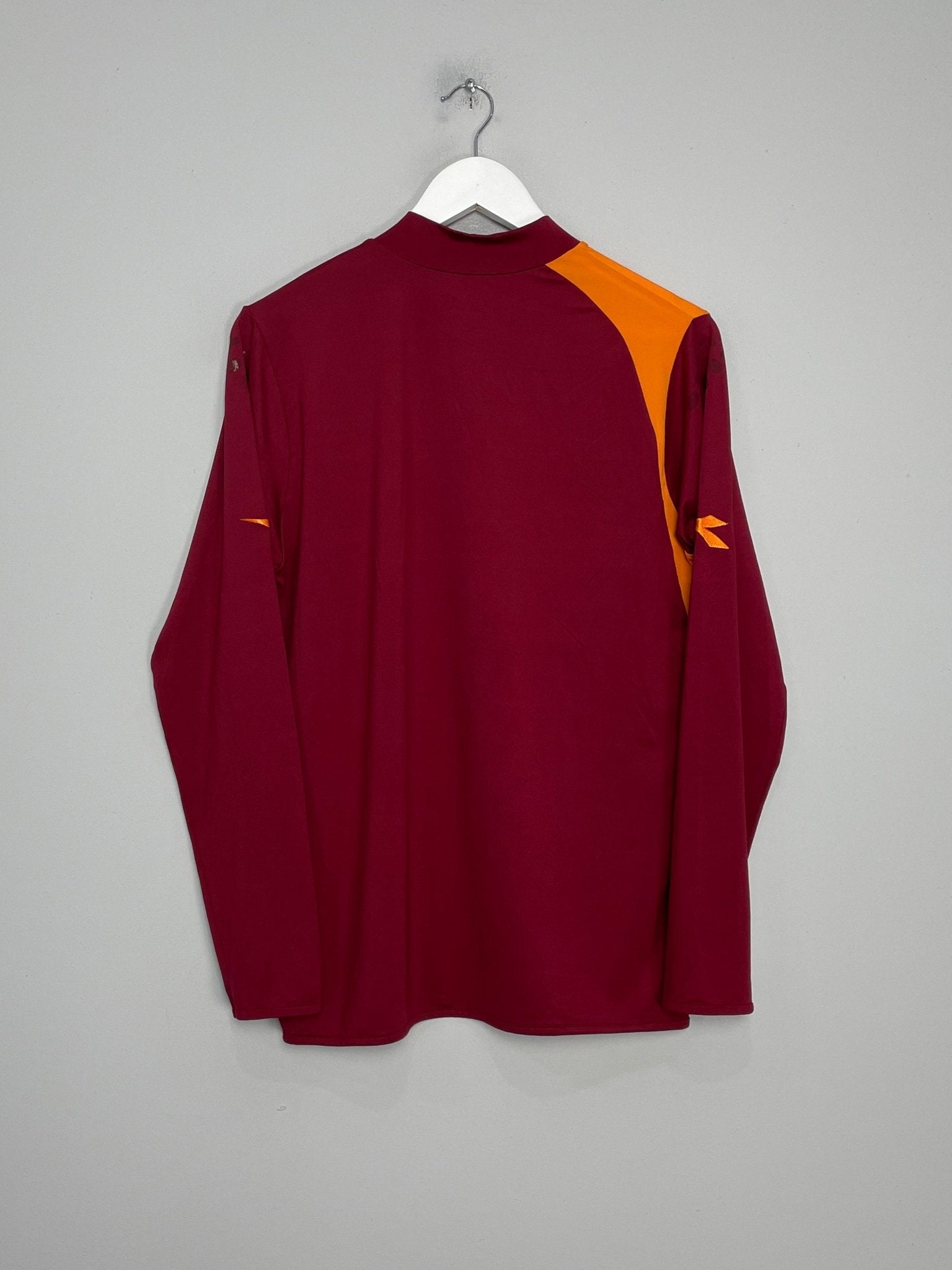 Shop 2005/06 ROMA L/S HOME SHIRT (L) DIADORA, classic football shirts, vintage football shirts & retro soccer jerseys at Cult Kits