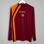 Shop 2005/06 ROMA L/S HOME SHIRT (L) DIADORA, classic football shirts, vintage football shirts & retro soccer jerseys at Cult Kits