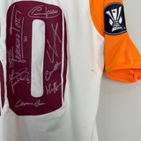 Shop 2005/06 ROMA MANCINI #30 *SQUAD SIGNED* MATCH ISSUE AWAY SHIRT (L) DIADORA, classic football shirts, vintage football shirts & retro soccer jerseys at Cult Kits