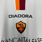 Shop 2005/06 ROMA MANCINI #30 *SQUAD SIGNED* MATCH ISSUE AWAY SHIRT (L) DIADORA, classic football shirts, vintage football shirts & retro soccer jerseys at Cult Kits