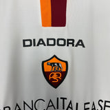 Shop 2005/06 ROMA MANCINI #30 *SQUAD SIGNED* MATCH ISSUE AWAY SHIRT (L) DIADORA, classic football shirts, vintage football shirts & retro soccer jerseys at Cult Kits