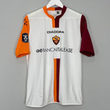 Shop 2005/06 ROMA MANCINI #30 *SQUAD SIGNED* MATCH ISSUE AWAY SHIRT (L) DIADORA, classic football shirts, vintage football shirts & retro soccer jerseys at Cult Kits