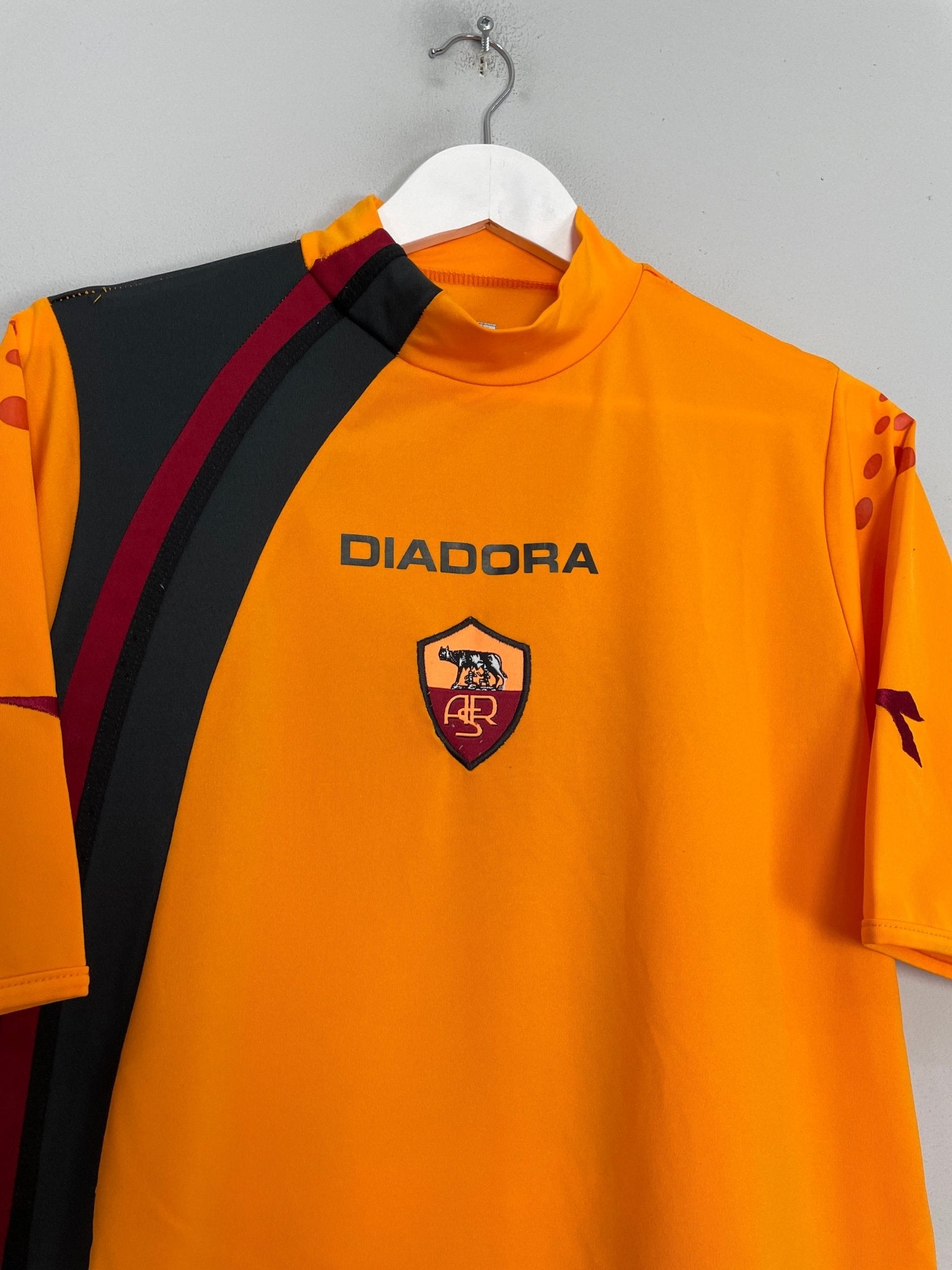 Shop 2005/06 ROMA TOTTI #10 AWAY SHIRT (L) DIADORA, classic football shirts, vintage football shirts & retro soccer jerseys at Cult Kits