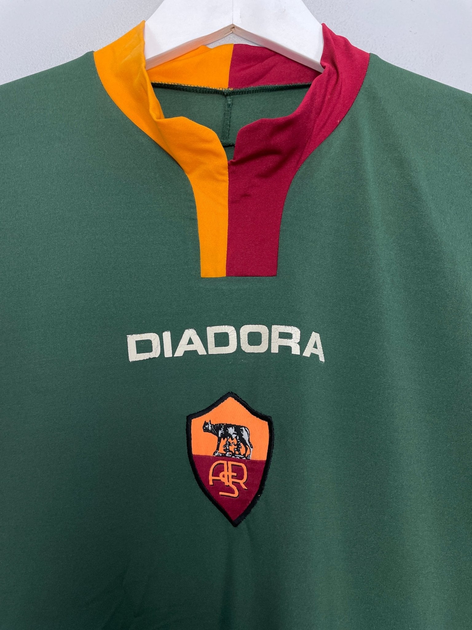 Shop 2005/06 ROMA TOTTI #10 AWAY SHIRT (L) DIADORA, classic football shirts, vintage football shirts & retro soccer jerseys at Cult Kits