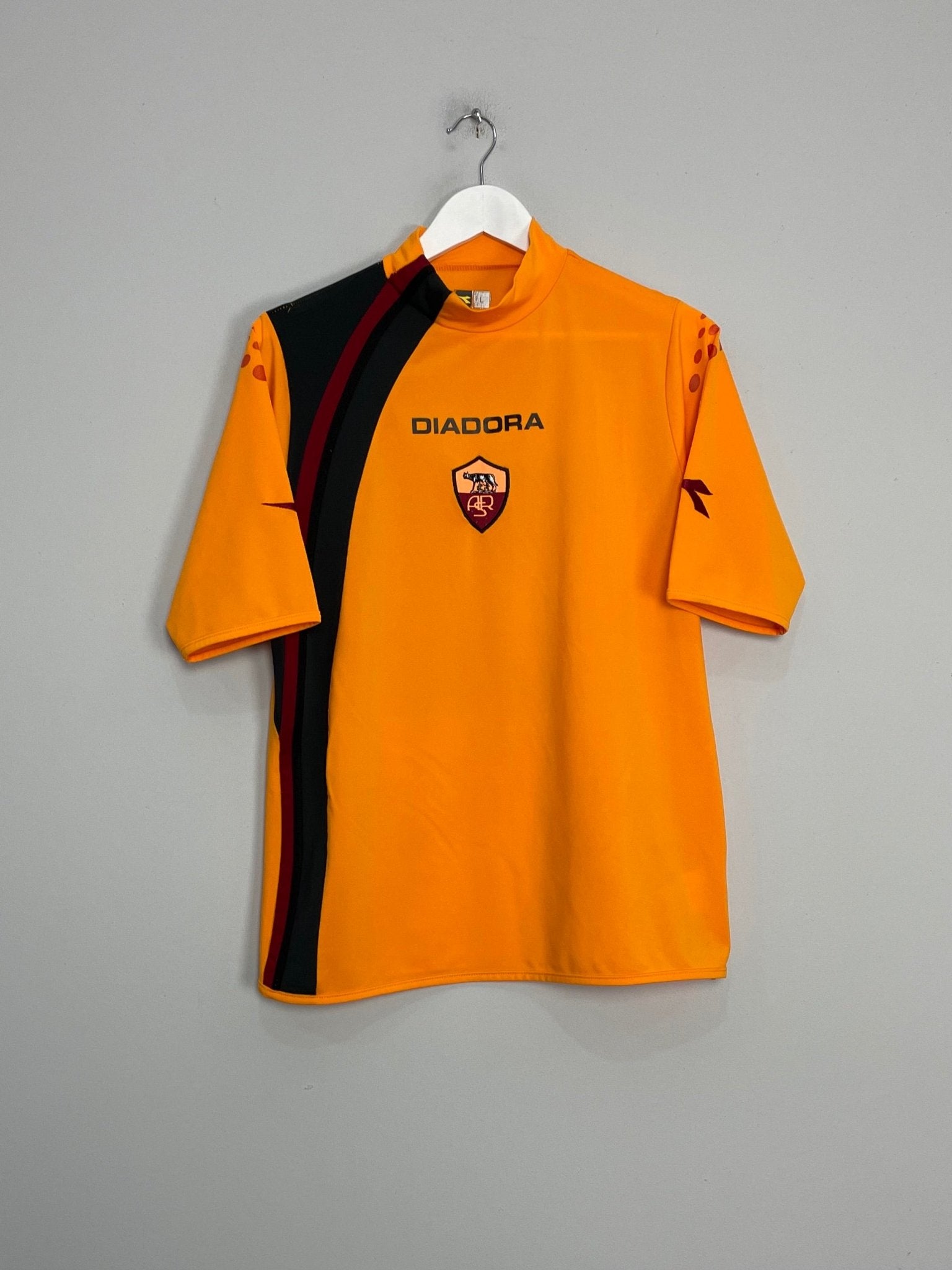 Shop 2005/06 ROMA TOTTI #10 AWAY SHIRT (L) DIADORA, classic football shirts, vintage football shirts & retro soccer jerseys at Cult Kits