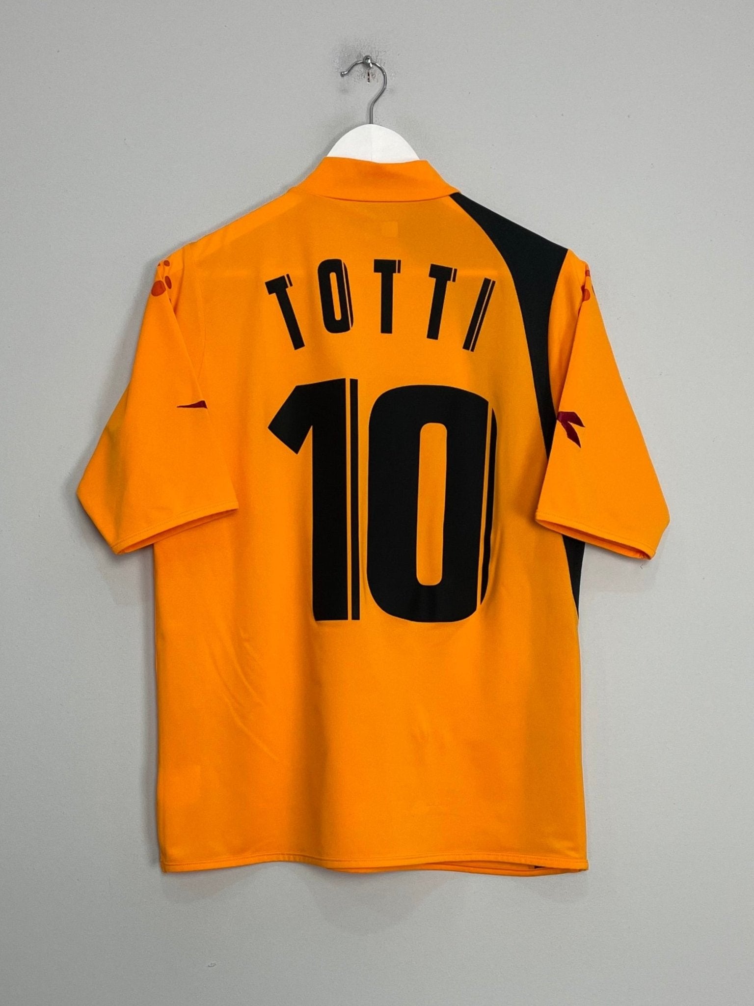 Shop 2005/06 ROMA TOTTI #10 AWAY SHIRT (L) DIADORA, classic football shirts, vintage football shirts & retro soccer jerseys at Cult Kits