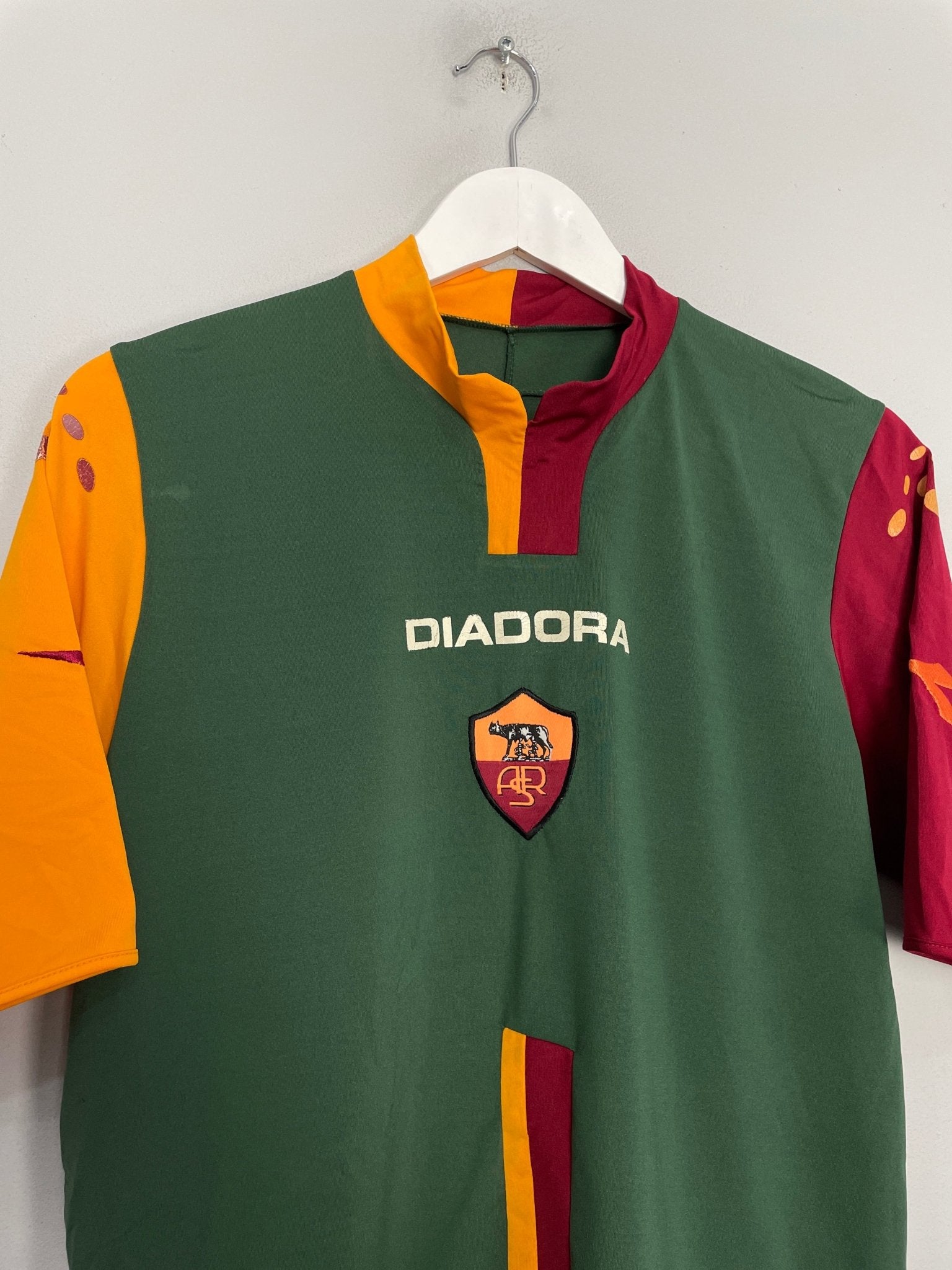 Shop 2005/06 ROMA TOTTI #10 AWAY SHIRT (L) DIADORA, classic football shirts, vintage football shirts & retro soccer jerseys at Cult Kits