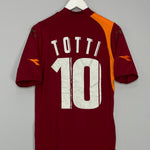 Shop 2005/06 ROMA TOTTI #10 HOME SHIRT (M) DIADORA, classic football shirts, vintage football shirts & retro soccer jerseys at Cult Kits