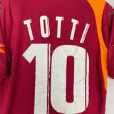 Shop 2005/06 ROMA TOTTI #10 HOME SHIRT (M) DIADORA, classic football shirts, vintage football shirts & retro soccer jerseys at Cult Kits