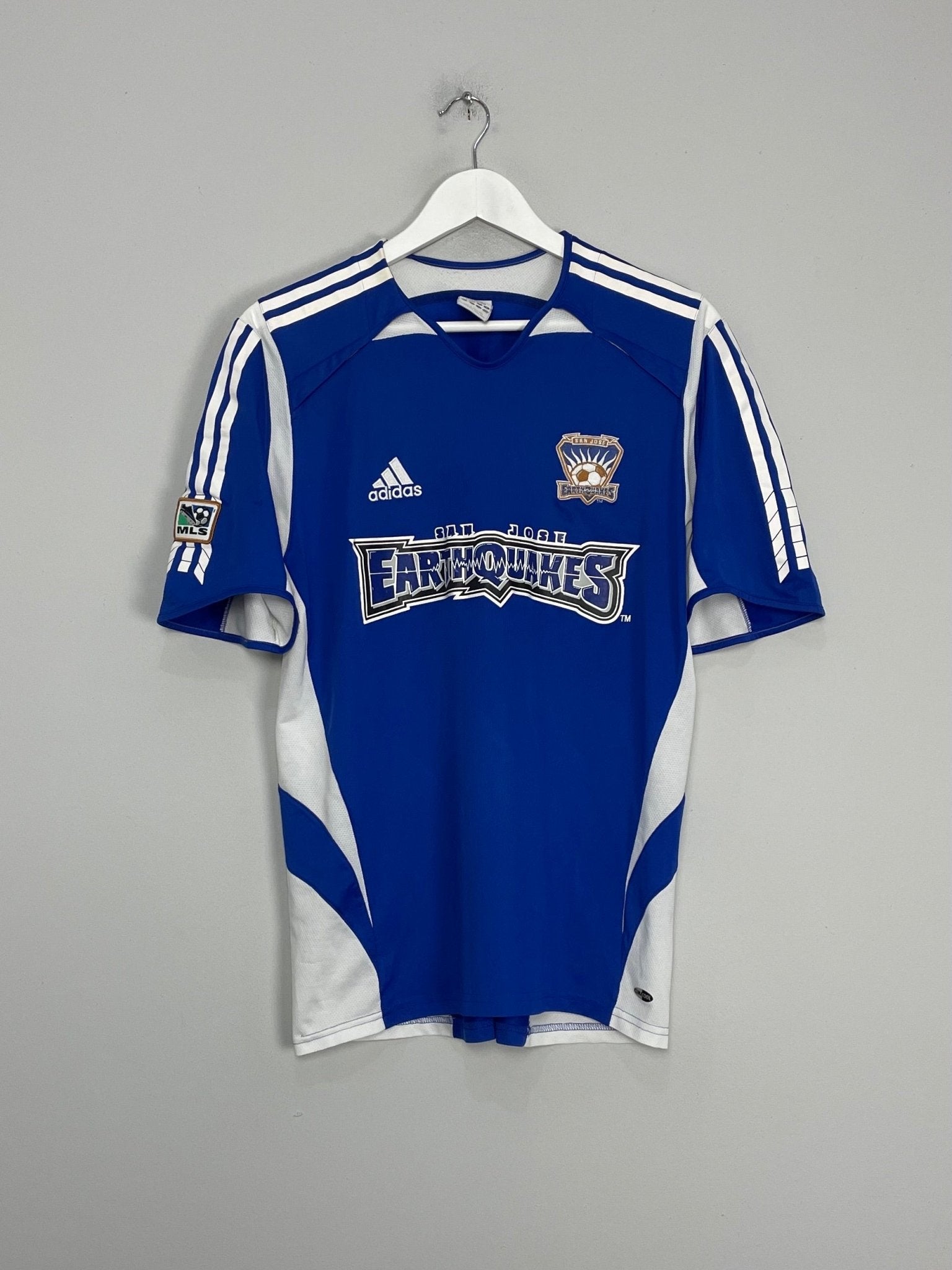 Shop 2005/06 SAN JOSE EARTHQUAKES HOME SHIRT (M) ADIDAS, classic football shirts, vintage football shirts & retro soccer jerseys at Cult Kits