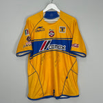 Shop 2005/06 TIGRES *SIGNED* HOME SHIRT (L) ATLETICA, classic football shirts, vintage football shirts & retro soccer jerseys at Cult Kits