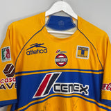 Shop 2005/06 TIGRES *SIGNED* HOME SHIRT (L) ATLETICA, classic football shirts, vintage football shirts & retro soccer jerseys at Cult Kits