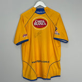 Shop 2005/06 TIGRES *SIGNED* HOME SHIRT (L) ATLETICA, classic football shirts, vintage football shirts & retro soccer jerseys at Cult Kits