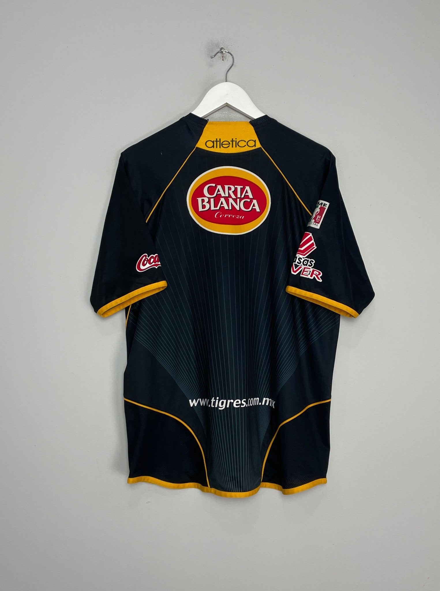 Shop 2005/06 TIGRES THIRD SHIRT (M) ATLETICA, classic football shirts, vintage football shirts & retro soccer jerseys at Cult Kits