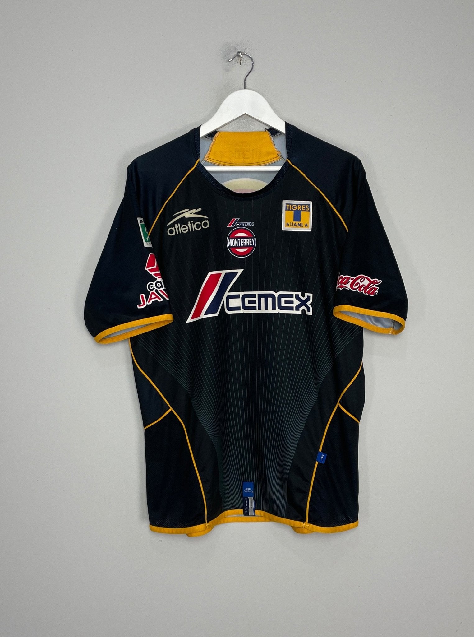 Shop 2005/06 TIGRES THIRD SHIRT (M) ATLETICA, classic football shirts, vintage football shirts & retro soccer jerseys at Cult Kits