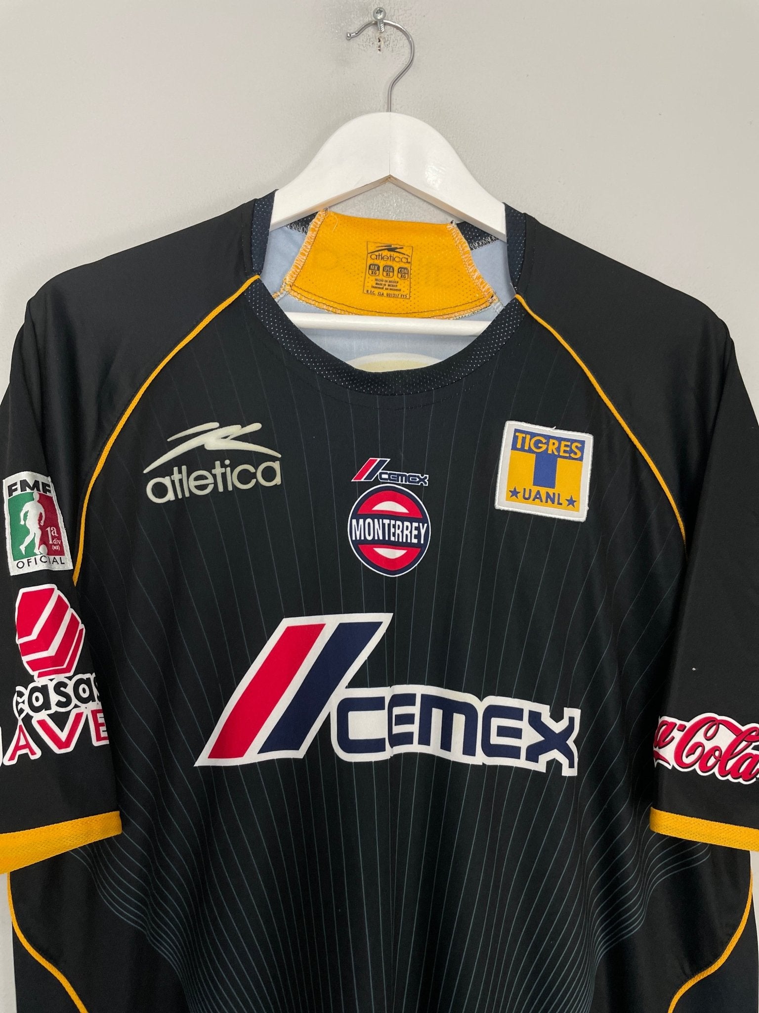 Shop 2005/06 TIGRES THIRD SHIRT (XL) ATLETICA, classic football shirts, vintage football shirts & retro soccer jerseys at Cult Kits