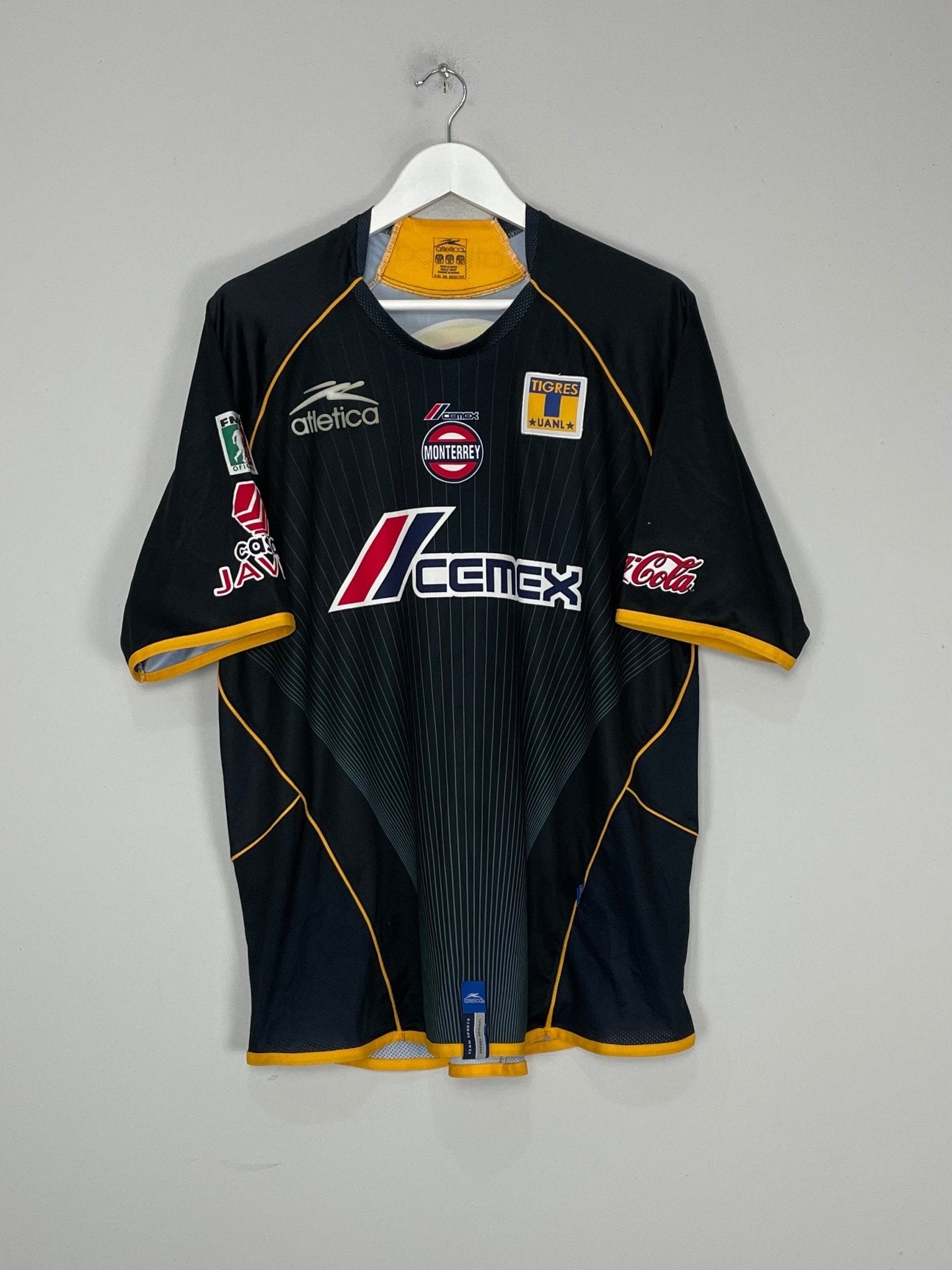 Shop 2005/06 TIGRES THIRD SHIRT (XL) ATLETICA, classic football shirts, vintage football shirts & retro soccer jerseys at Cult Kits