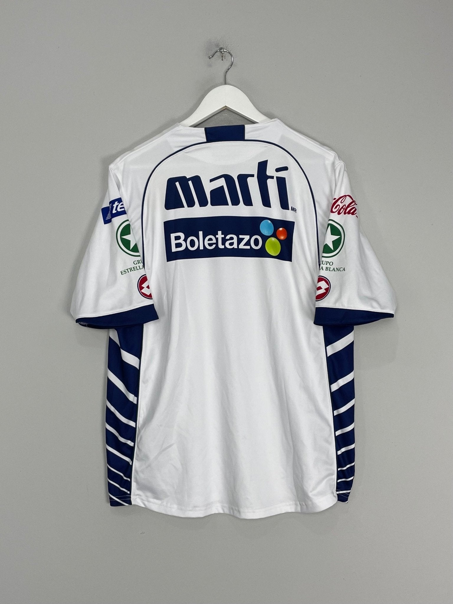 Shop 2005/06 UNAM PUMAS HOME SHIRT (M) LOTTO, classic football shirts, vintage football shirts & retro soccer jerseys at Cult Kits