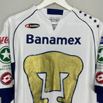 Shop 2005/06 UNAM PUMAS HOME SHIRT (M) LOTTO, classic football shirts, vintage football shirts & retro soccer jerseys at Cult Kits