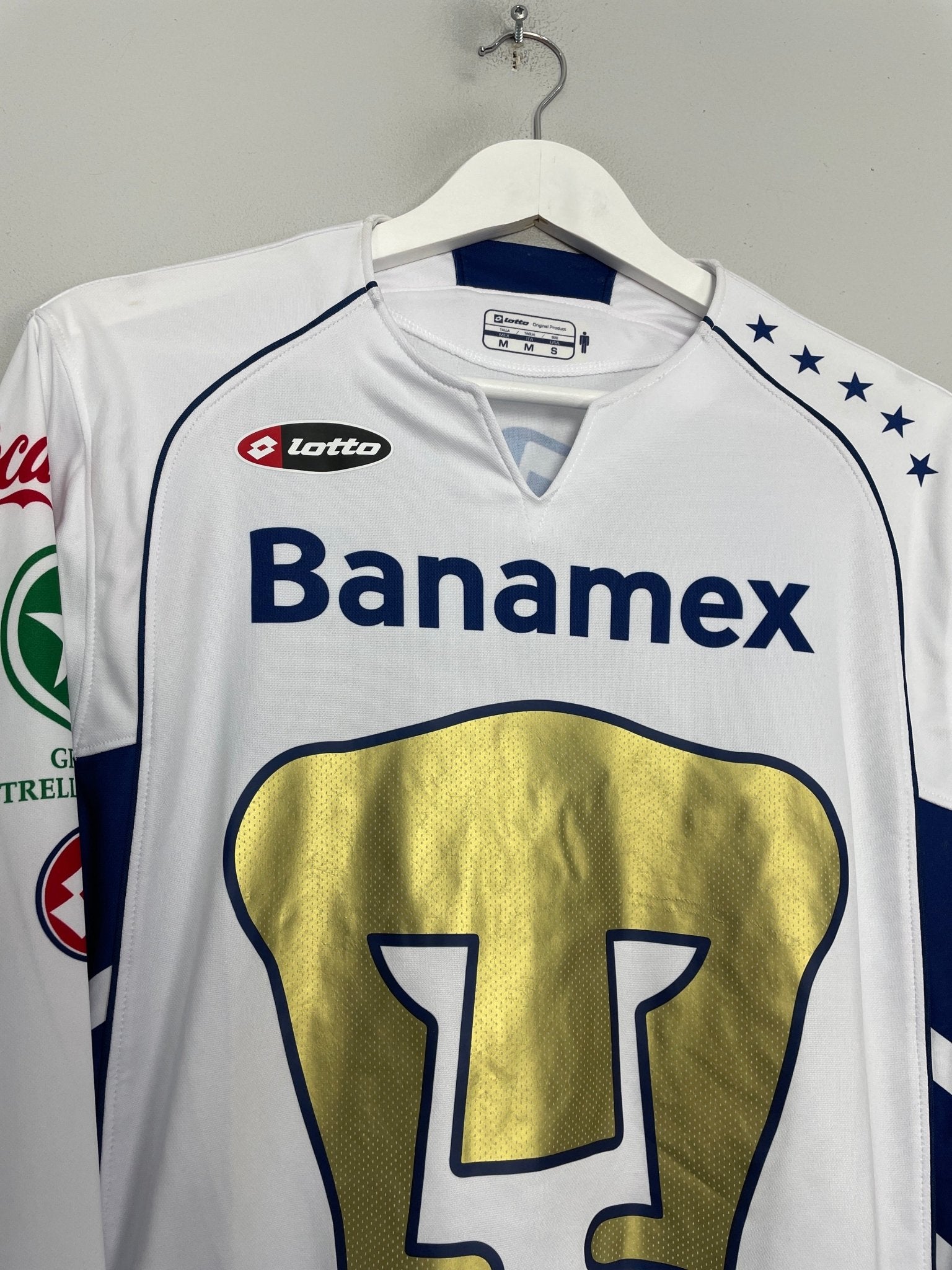 Shop 2005/06 UNAM PUMAS L/S HOME SHIRT (S) LOTTO, classic football shirts, vintage football shirts & retro soccer jerseys at Cult Kits