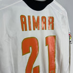 Shop 2005/06 VALENCIA AIMAR #21 L/S HOME SHIRT (M) NIKE, classic football shirts, vintage football shirts & retro soccer jerseys at Cult Kits