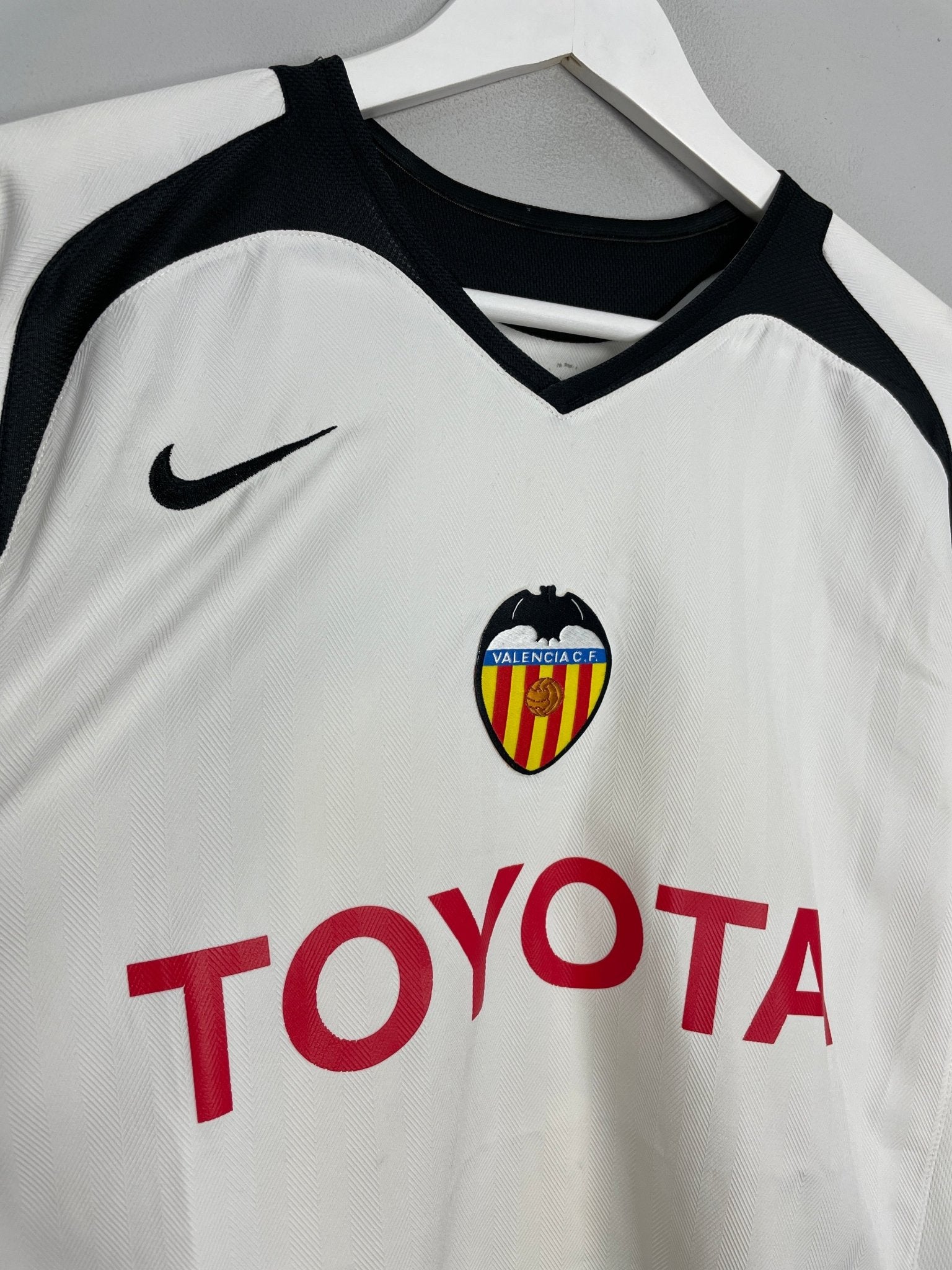 2005/06 VALENCIA AIMAR #21 L/S HOME SHIRT (M) NIKE – Cult Kits