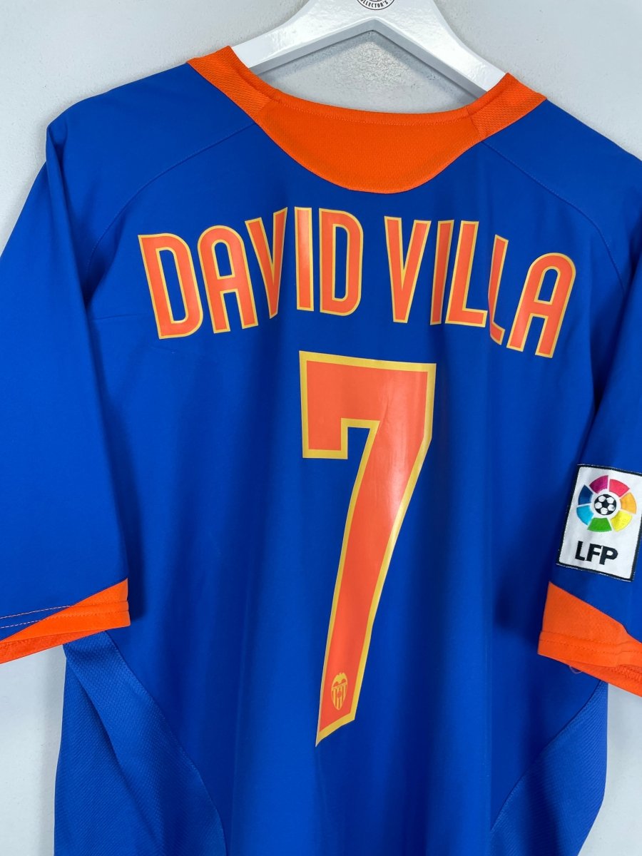 2005/06 VALENCIA DAVID VILLA 7 AWAY SHIRT (XL) NIKE - Cult Kits - XL - Buy Vintage Football Shirts, Authentic Retro Football Shirts For Sale, Classic Football Shirts & Soccer Jersey