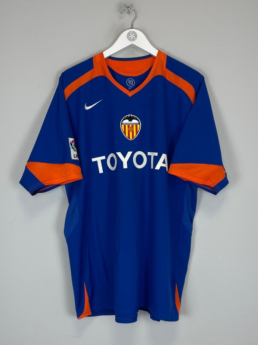 2005/06 VALENCIA DAVID VILLA 7 AWAY SHIRT (XL) NIKE - Cult Kits - XL - Buy Vintage Football Shirts, Authentic Retro Football Shirts For Sale, Classic Football Shirts & Soccer Jersey