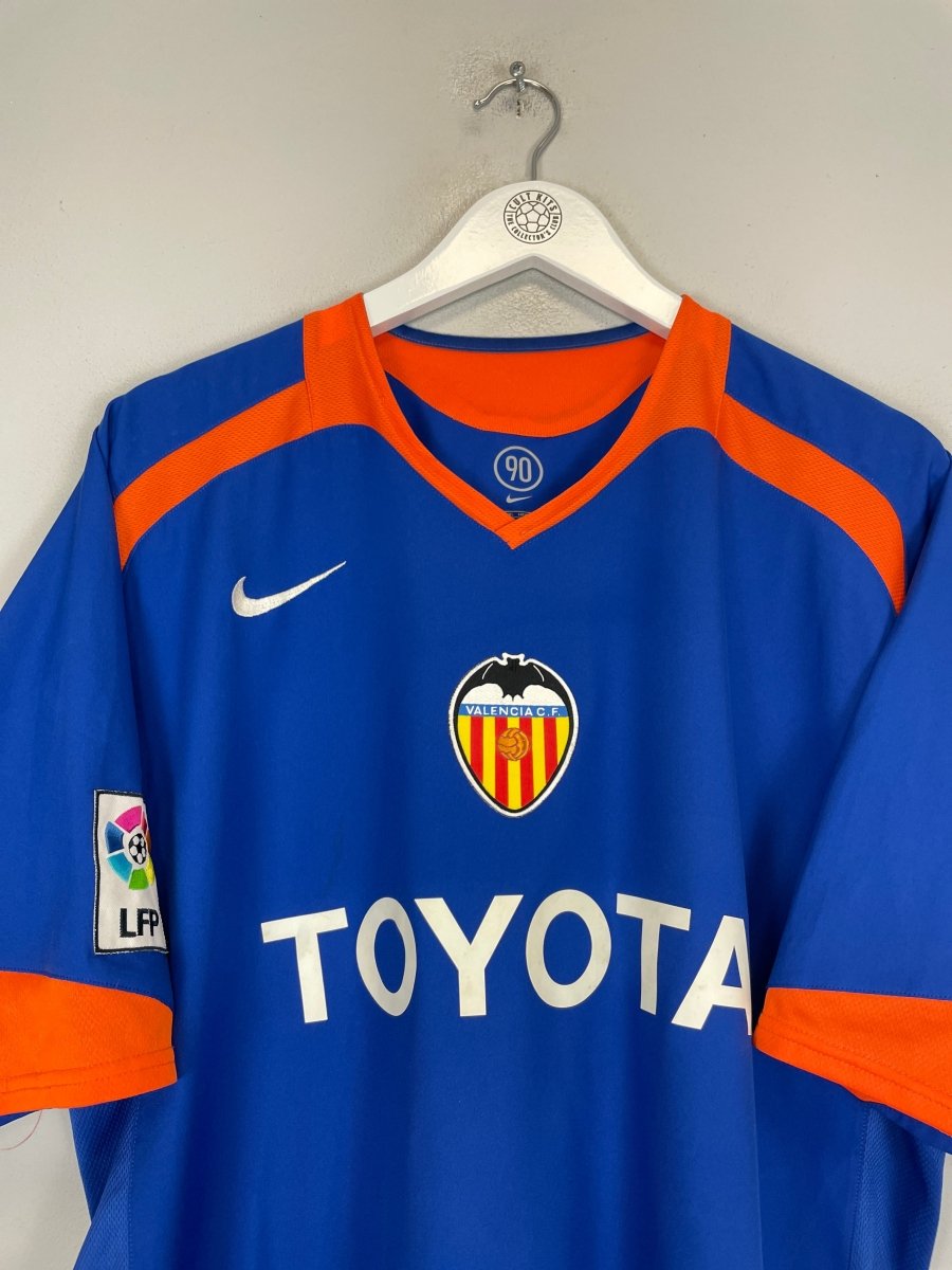 2005/06 VALENCIA DAVID VILLA 7 AWAY SHIRT (XL) NIKE - Cult Kits - XL - Buy Vintage Football Shirts, Authentic Retro Football Shirts For Sale, Classic Football Shirts & Soccer Jersey