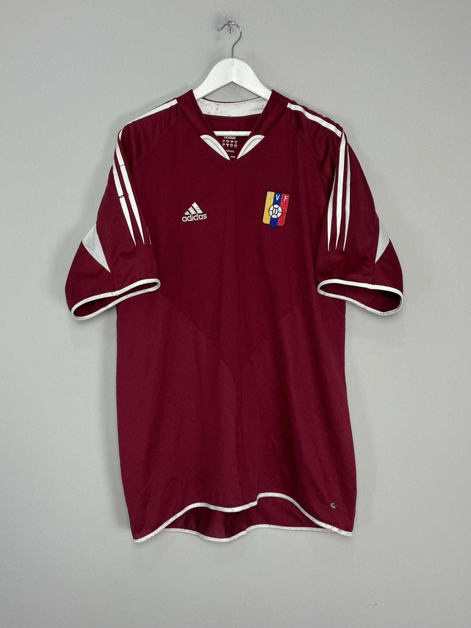 Shop 2005/06 VENEZUELA HOME SHIRT (XL) ADIDAS, classic football shirts, vintage football shirts & retro soccer jerseys at Cult Kits