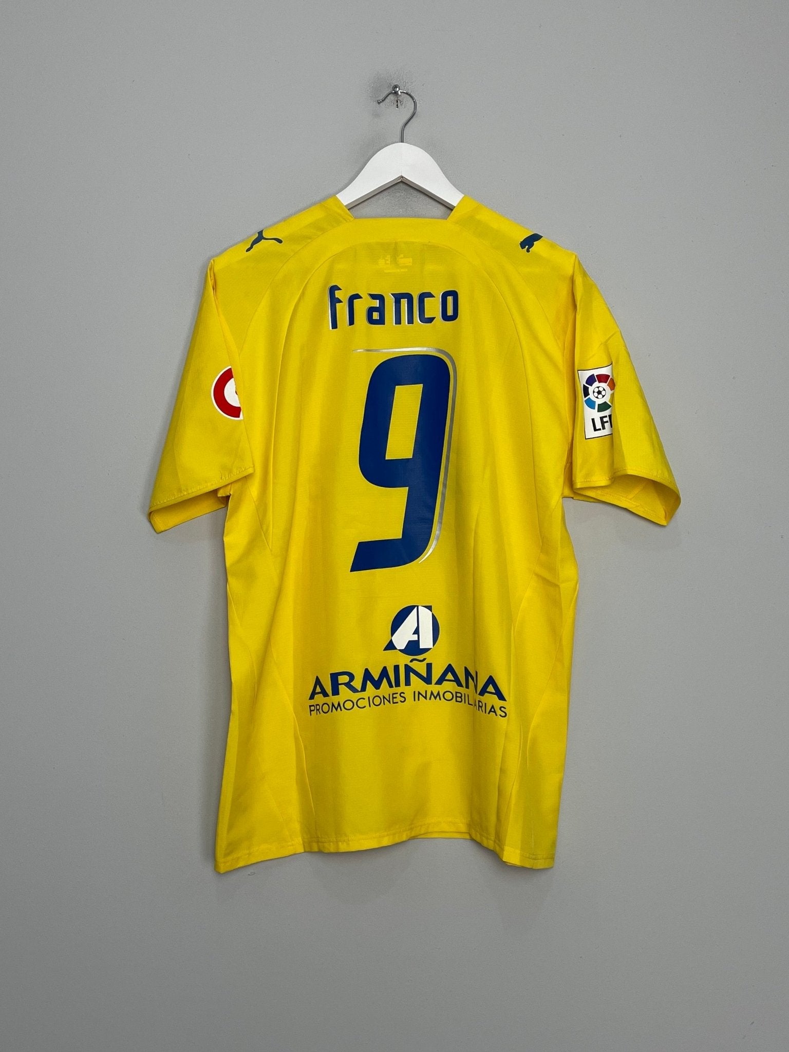 Shop 2005/06 VILLARREAL FRANCO #9 HOME SHIRT (L) PUMA, classic football shirts, vintage football shirts & retro soccer jerseys at Cult Kits
