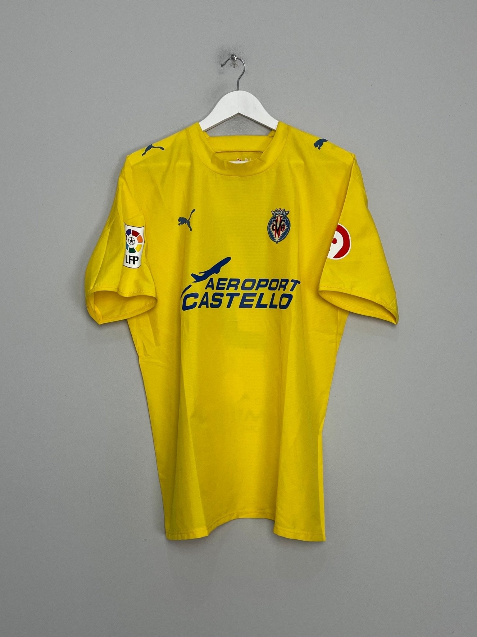 Shop 2005/06 VILLARREAL FRANCO #9 HOME SHIRT (L) PUMA, classic football shirts, vintage football shirts & retro soccer jerseys at Cult Kits