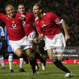 2005/06 WIGAN HENCHOZ 6 *MATCH WORN vs MANCHESTER UNITED* L/S HOME SHIRT (XL) JJB - Cult Kits