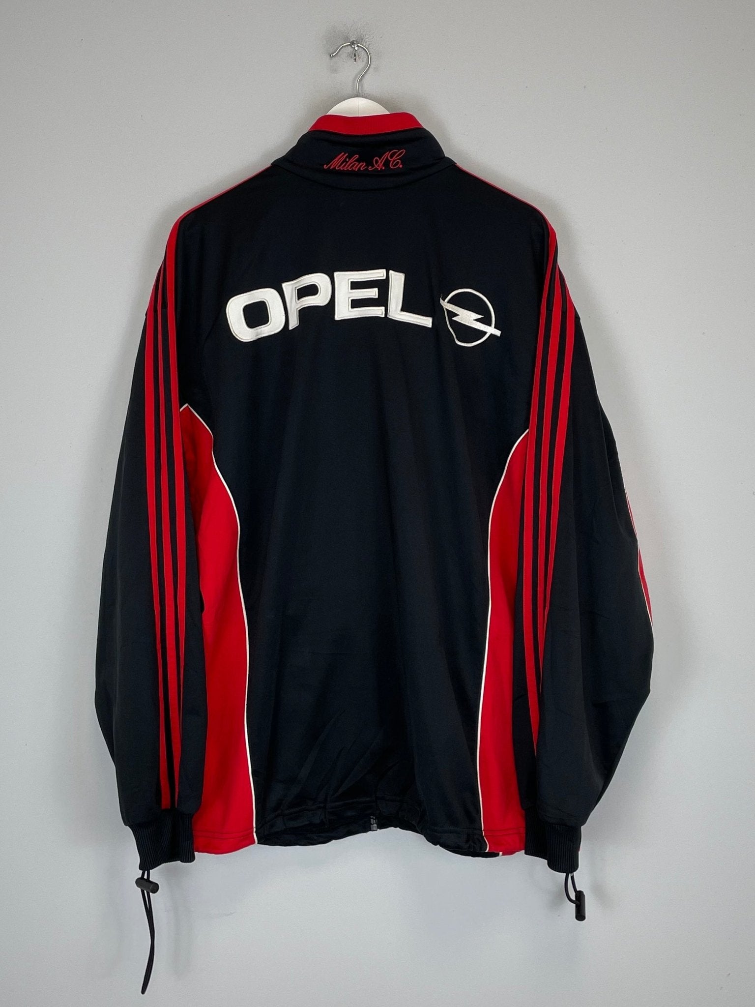 adidas gazelle silver green womens AC MILAN 2011-12 ADIDAS TRACKSUIT TOP JACKET LARGE – Vintage80scasuals main image 0