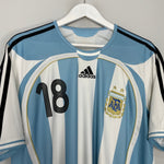 Shop 2005/07 ARGENTINA MESSI #18 HOME SHIRT (L) ADIDAS, classic football shirts, vintage football shirts & retro soccer jerseys at Cult Kits